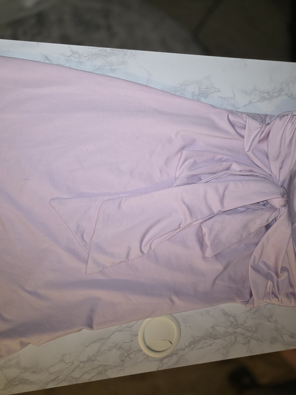Princess Polly Lavender Tie-Front Mini Dress